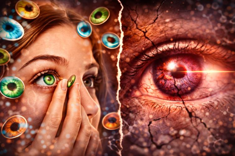 The Colored Contact Lens Trend Can Lead to Permanent Vision Loss