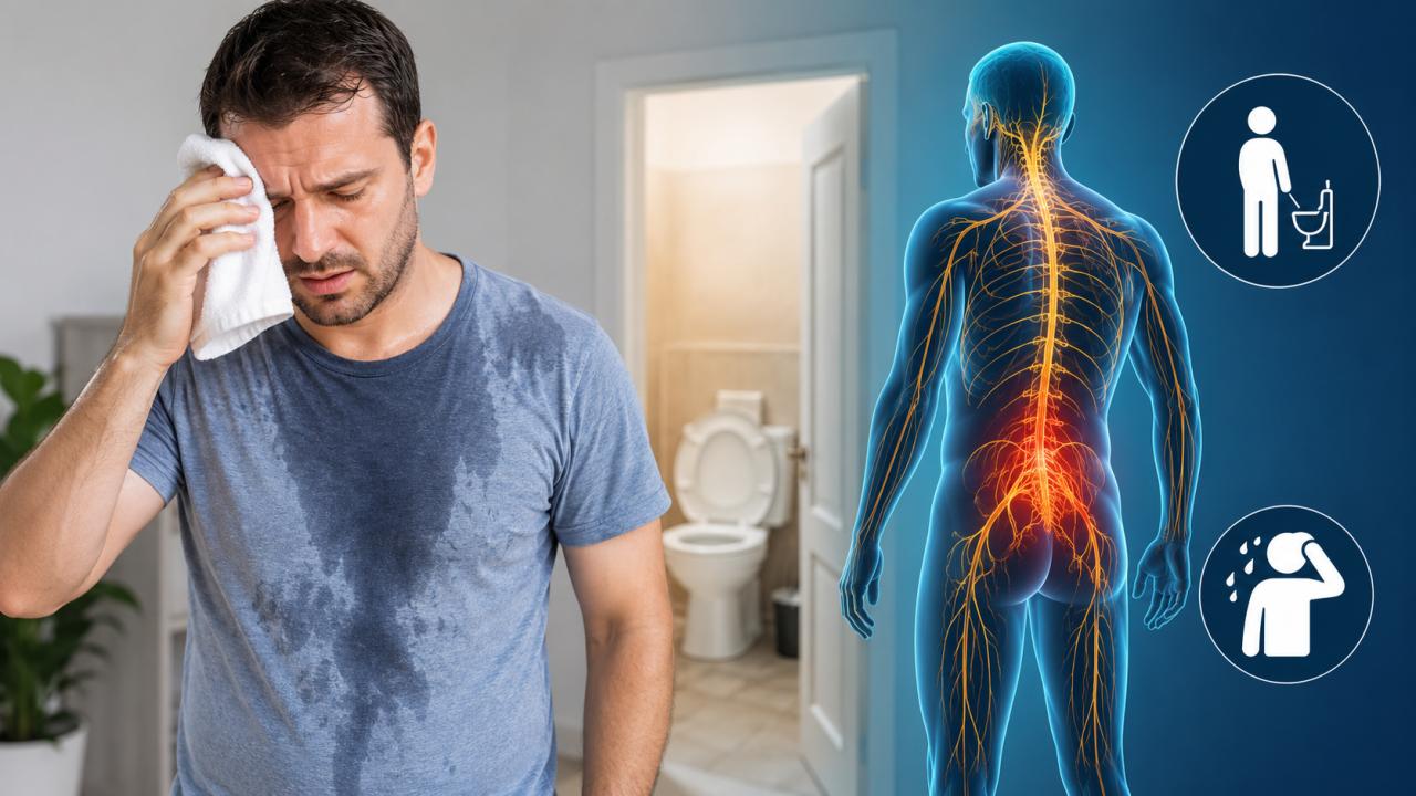 Frequent Urination and Excessive Sweating May Be Signs of Nerve Damage